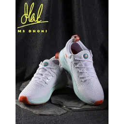 Rider-01 White Running Shoes for Men I Sport Shoes for Boys with Beads Technology Sole for Extra Jump I Memory Foam Insole Running Shoes For Men