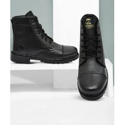 Short D.M.S. Genuine Leather Light Weight Army NCC & Police Shoes, Boots For Men