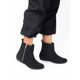 Monrow MODARE Women Casual Slim-Heeled Chelsea Boots