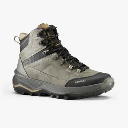 Women’s waterproof leather trekking boots - MT100