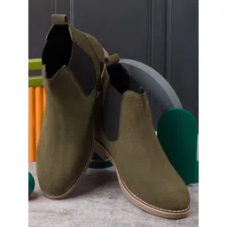 ID Men Suede Chelsea Boots