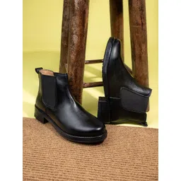 The Roadster Lifestyle Co. Women Mid-Top Chelsea Boots