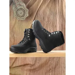 Roadster Men Faux Leather Lace Up Casual Regular Boots