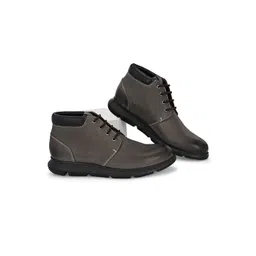 Harrykson London Men Leather Mid-Top Regular Boots