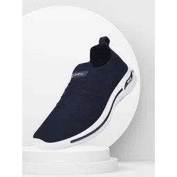 TRV Men Round Toe Mesh Lace-Ups Walking Shoes