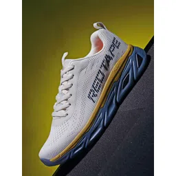 Red Tape Men White Mesh Walking Shoes