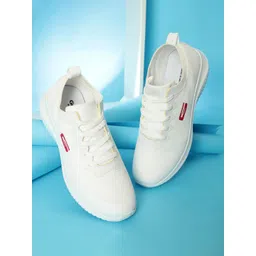 Goldstar Men Textured Lace-Up Walking Shoes