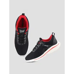 HRX by Hrithik Roshan Men Black Mesh Running Shoes