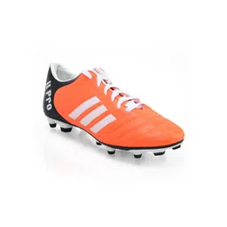 Kastner Men Orange & White Synthetic Football Shoes
