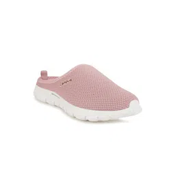 Campus Women Peach-Coloured Mesh Walking Shoes