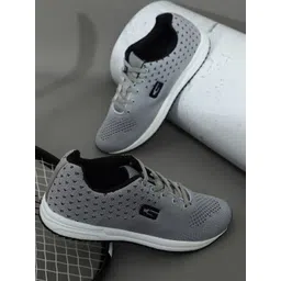 Goldstar Men Textured Lace-Up Walking Shoes