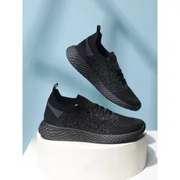 OZZOH Men Lace Up Mesh Running Shoes