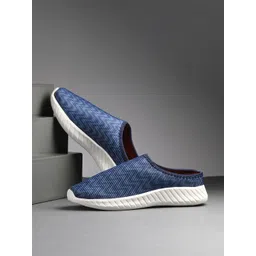 The Roadster Lifestyle Co. Men Navy Blue Textured Walking Sports Shoes