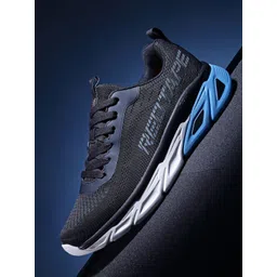 Red Tape Men Black & Blue Walking Shoes