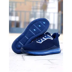 bacca bucci Men Navy Blue Air Bounce Comfort Outsole Mesh Training or Gym Shoes