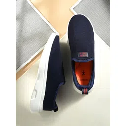 The Roadster Lifestyle Co. Men Navy Blue Textured Walking Sports Shoes