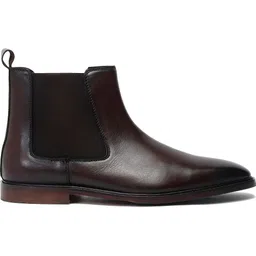 LEATHER MEN SOLID CHELSEA BOOTS Boots For Women