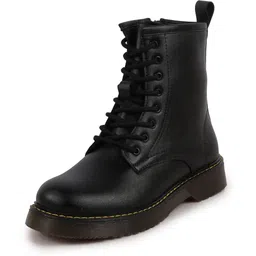 Classic High Ankle 8-Eye Lace Up Casual Long Travelling|Trekking Boots For Women