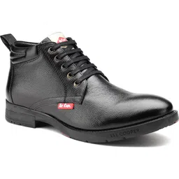 Leather Lace-up & Soft Cushioned Insole for All-Day Comfort Boots For Men