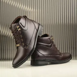 Vellinto BRET Casual Mid-Ankle Synthetic leather Boots For Men Boots For Men