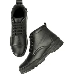 PURE LEATHER Police army good looking Boots Boots For Men