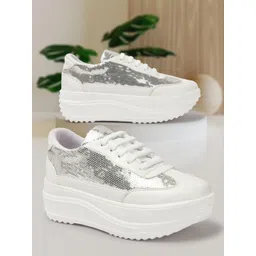 GLITTERY PARTY WEDDING AND CASUAL WEAR Sneakers For Women Sneakers For Women