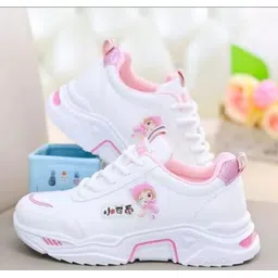 White New Stylish Look Comfortable Casual Shoes Womens And Girls Sneakers For Women