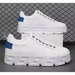 White Casual sneaker Height Enhancement shoes Sneakers For Men
