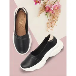 Fashion Stitched Design Slip On Shoes Loafers For Women