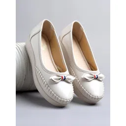 Bow Detailed Casual | Formal | College & Daily Wear Loafers For Girls Loafers For Women
