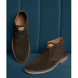 Premium Suede Leather Brown Chukka Style Desert Ankle Boots for Men - UK 11 Boots For Men