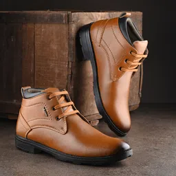 Vellinto DOUGLAS Casual Boots For Men ll Synthetic Leather Boots For Men Boots For Men