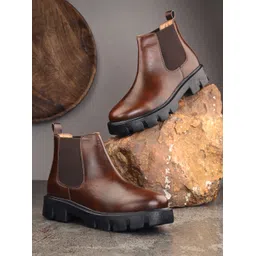 Chelsea Boots|Chunky Sole|Height Increasing|Slip-Resistance Boots For Men Boots For Men