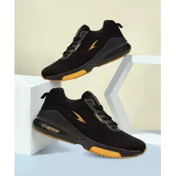 Oxygen-01 black Running shoes dual capsule technology for boys | sports shoes for men | Latest Stylish Casual sneakers for men | Lace up lightweight shoes for running, walking, gym, trekking, hiking & party Running Shoes For Men