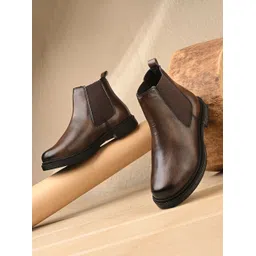 Premium Vegan Leather Slip-On Chelsea Boots for Men Boots For Men