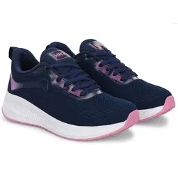 women Lace up Running shoes Navy Blue Running Shoes For Women