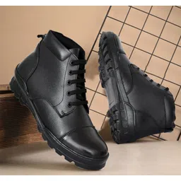 New DMS Genuine Leather Army/NCC/Police Zip Boot for Men Boots For Men