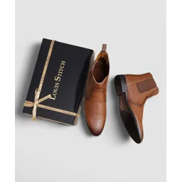 Handmade Russet Tan Chelsea Boots for Riding Biking for Men - RGCL - UK 7 Boots For Men